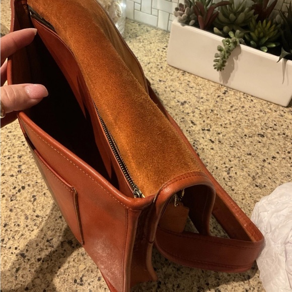 Coach Bonnie Cashin Suspender Bag Rust 9490 - Picture 11 of 16